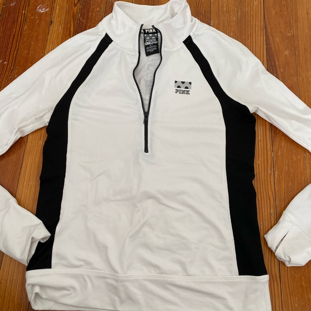 White Athletic Quarterzip